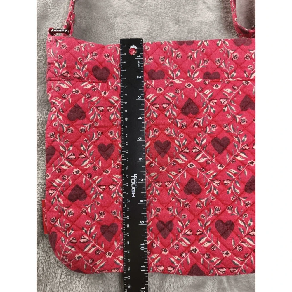 Vera Bradley Crossbody Bag Floral Hearts Quilted Crossbody Bag Retired Print
